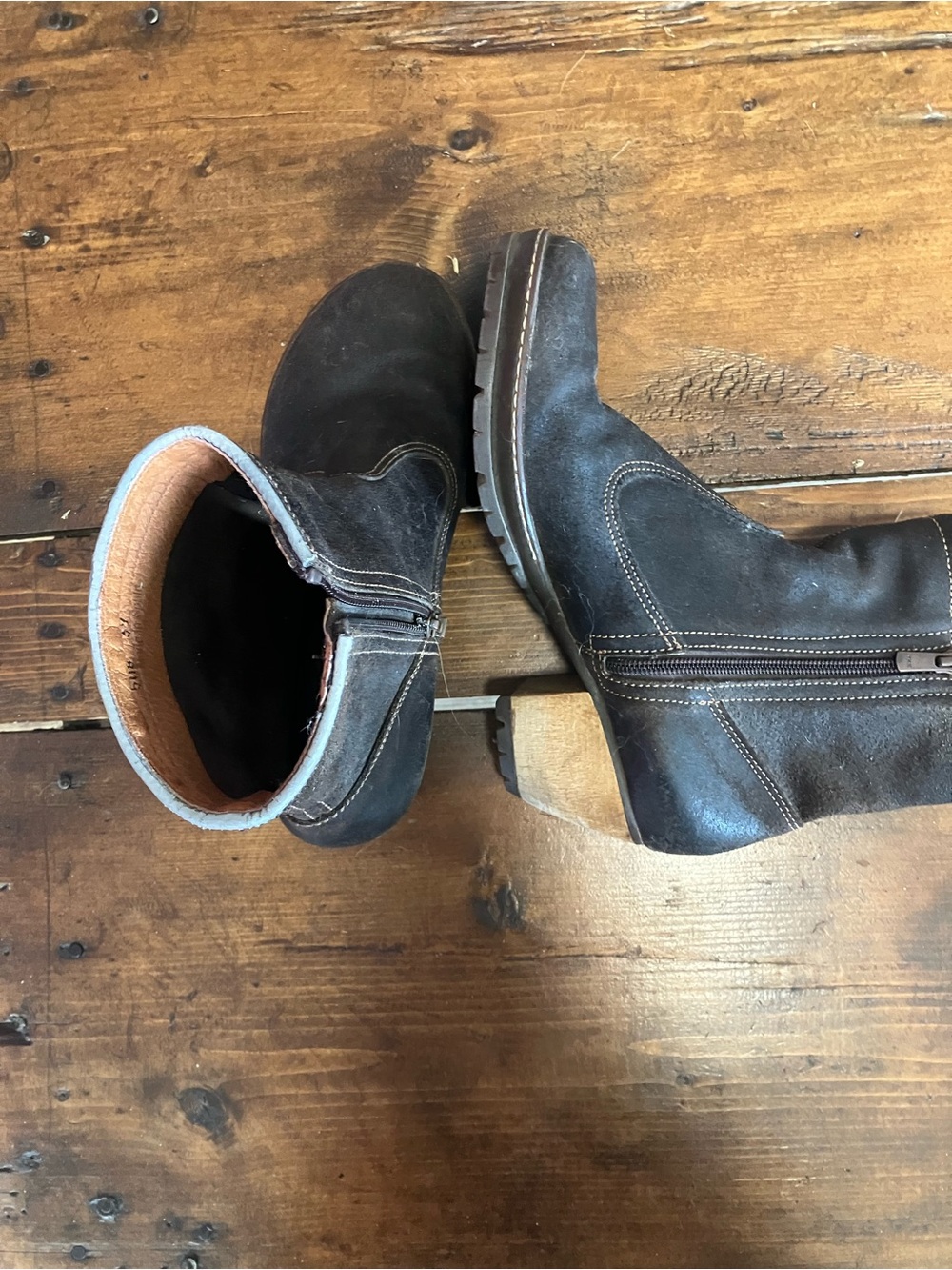 Artisan Brown Suede Ankle Boots